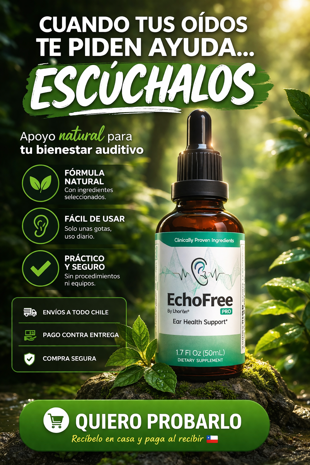 ECHOFREE LA SOLUCION A TUS OIDOS  👂😟🔊
