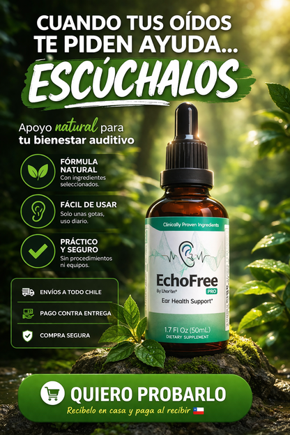ECHOFREE LA SOLUCION A TUS OIDOS  👂😟🔊