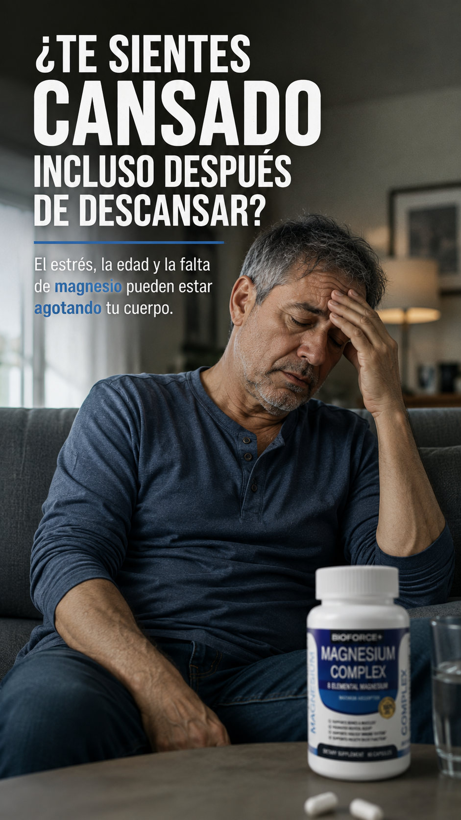 🔥 RECUPERA TU VITALIDAD CON MAGNESIUM COMPLEX 8 EN 1 💙⚡